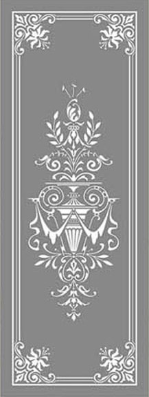 05.02.028 Historische Glasscheibe, große Formate sandgestrahlt- Motiv 860