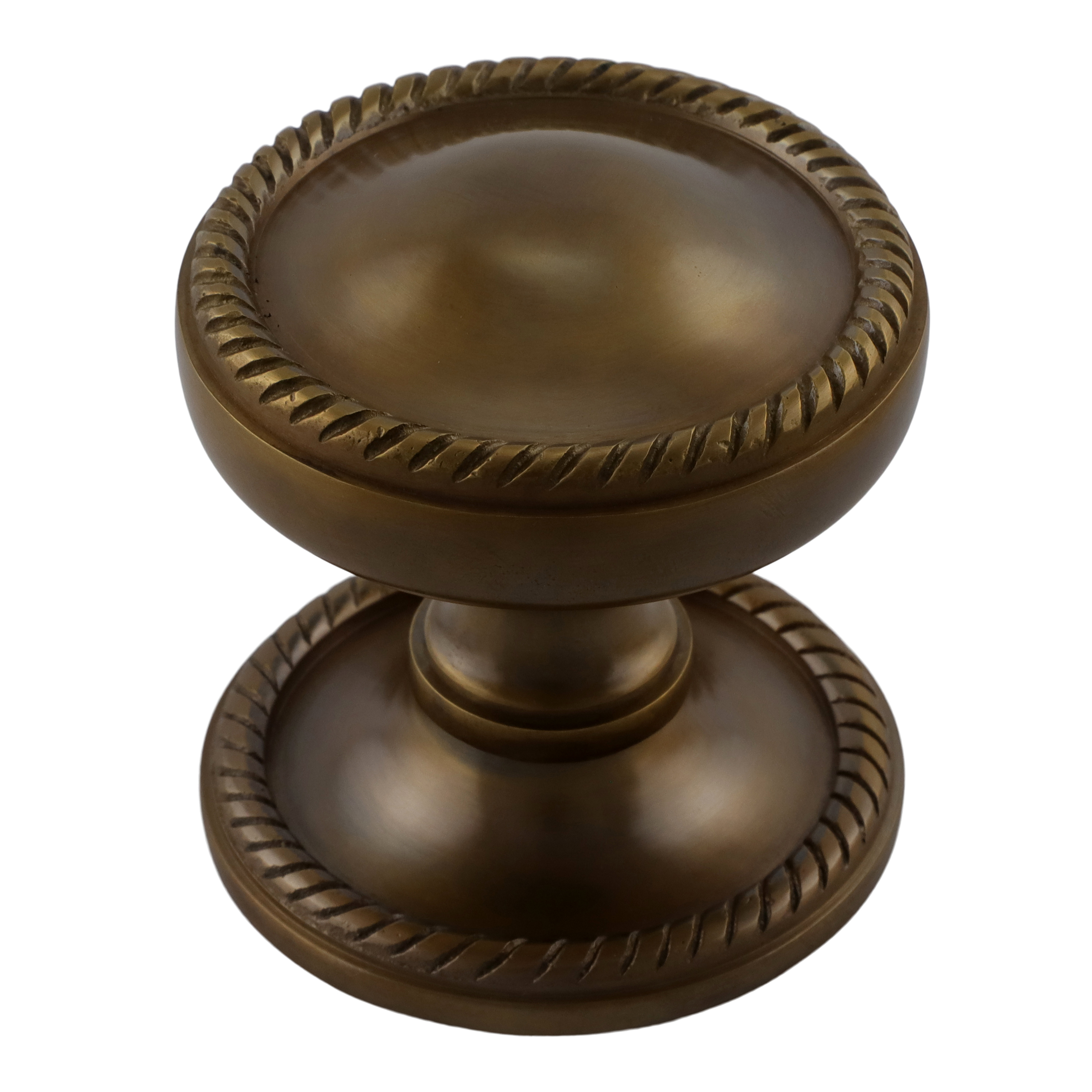 313.0006.45 Türknauf Haustür-Knauf Messing patiniert Biedermeier-Stil 313.0006.45 Türknauf Haustür-Knauf Messing patiniert Biedermeier-Stil