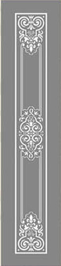 Historische Glasscheibe,kleines Format, sandgestrahlt, Motiv 97