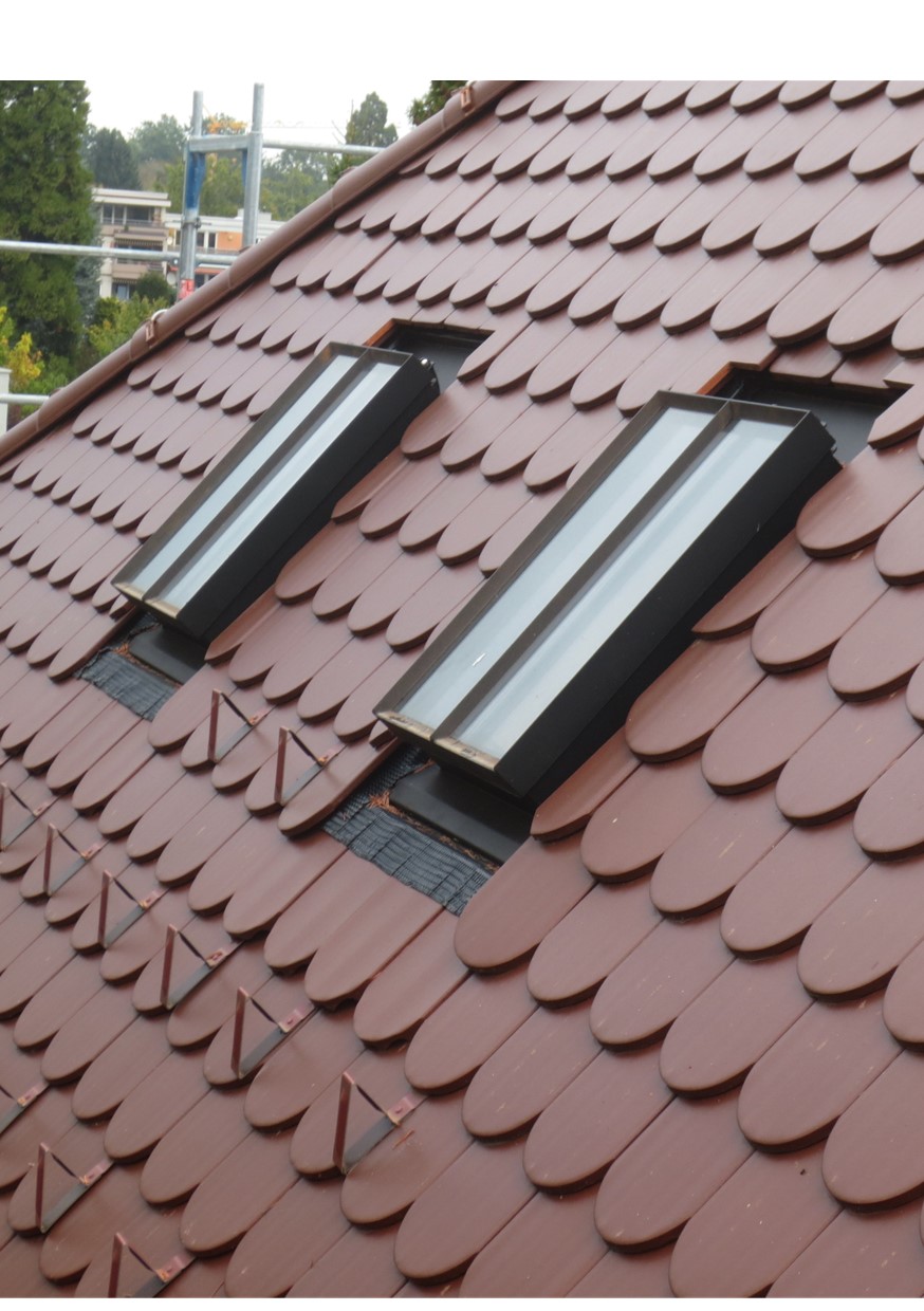 510.0008.70 Dachfenster DRPR 60 x 70  cm (Fensterteil) Oben gerade Vertikale Einteilung Eisen pulverbeschichtet