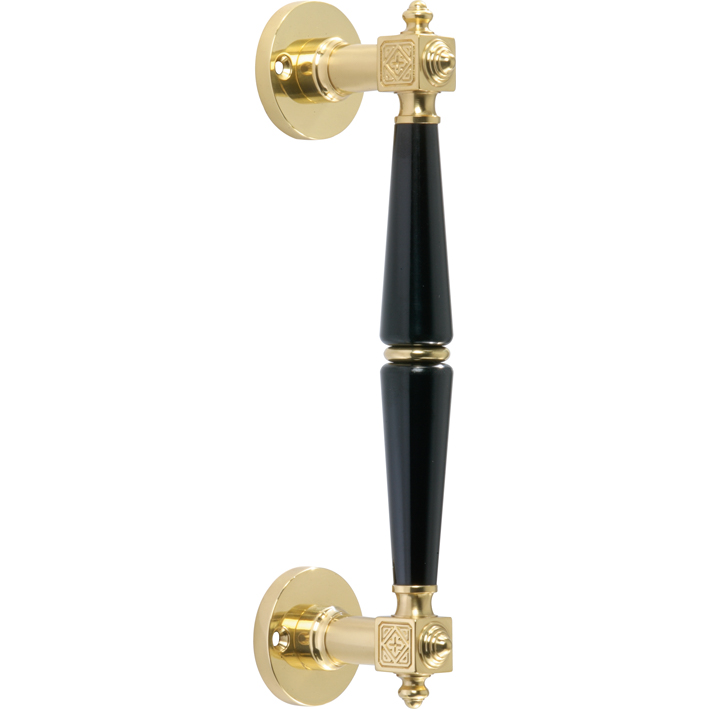 324.0032.35 Ziehgriff Messing poliert Jugendstil 324.0032.35 Ziehgriff Messing poliert Jugendstil