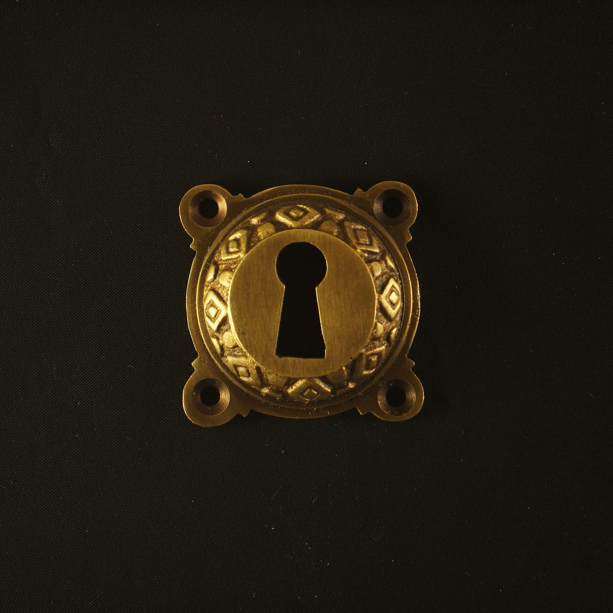 320.0099.45 Schlüsselrosette - antike Tür Rosette, Zierrosette, Türbeschlag