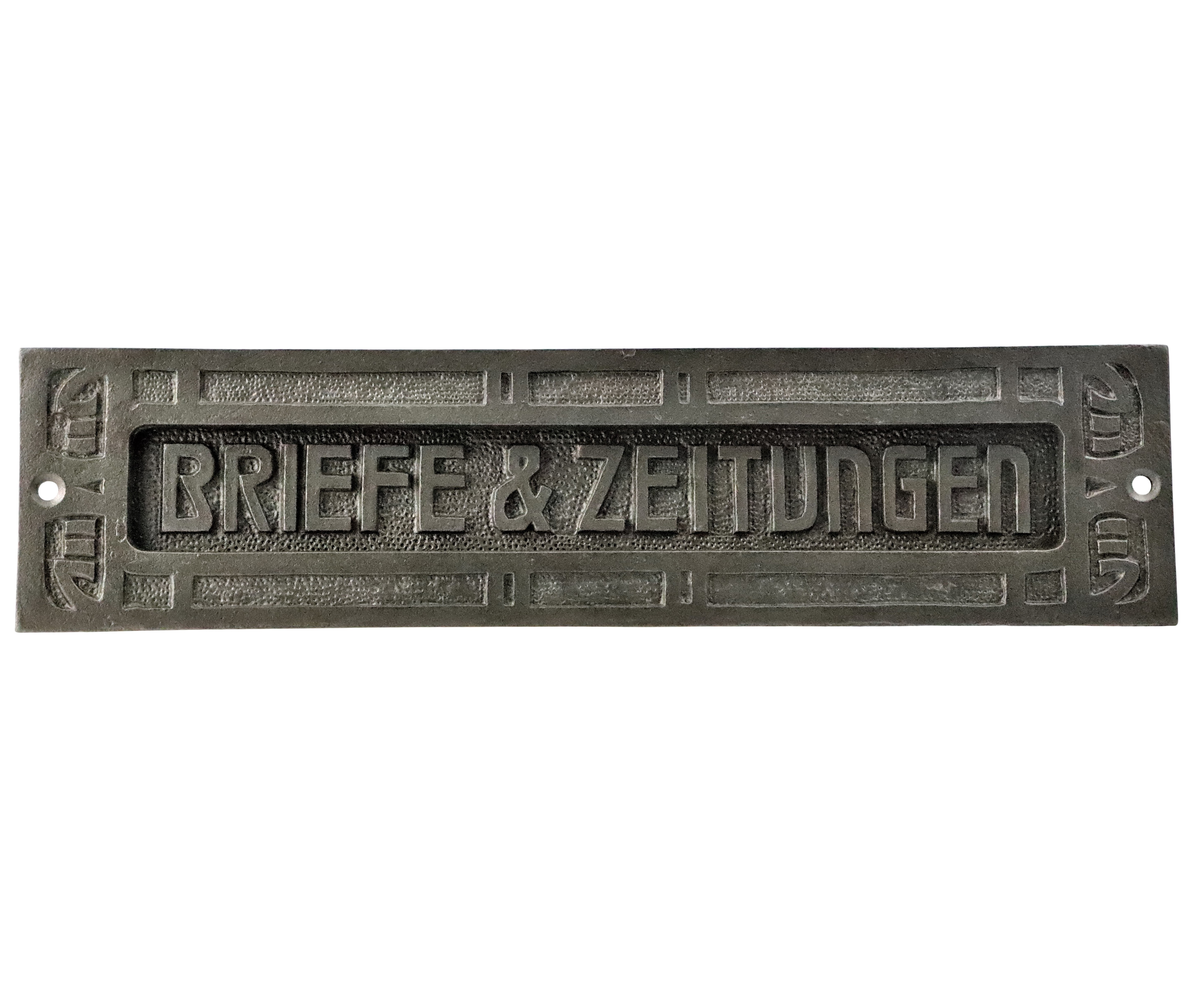 700.0014.85 Briefsendungs-Klappe im Jugendstil für Briefe & Zeitungen