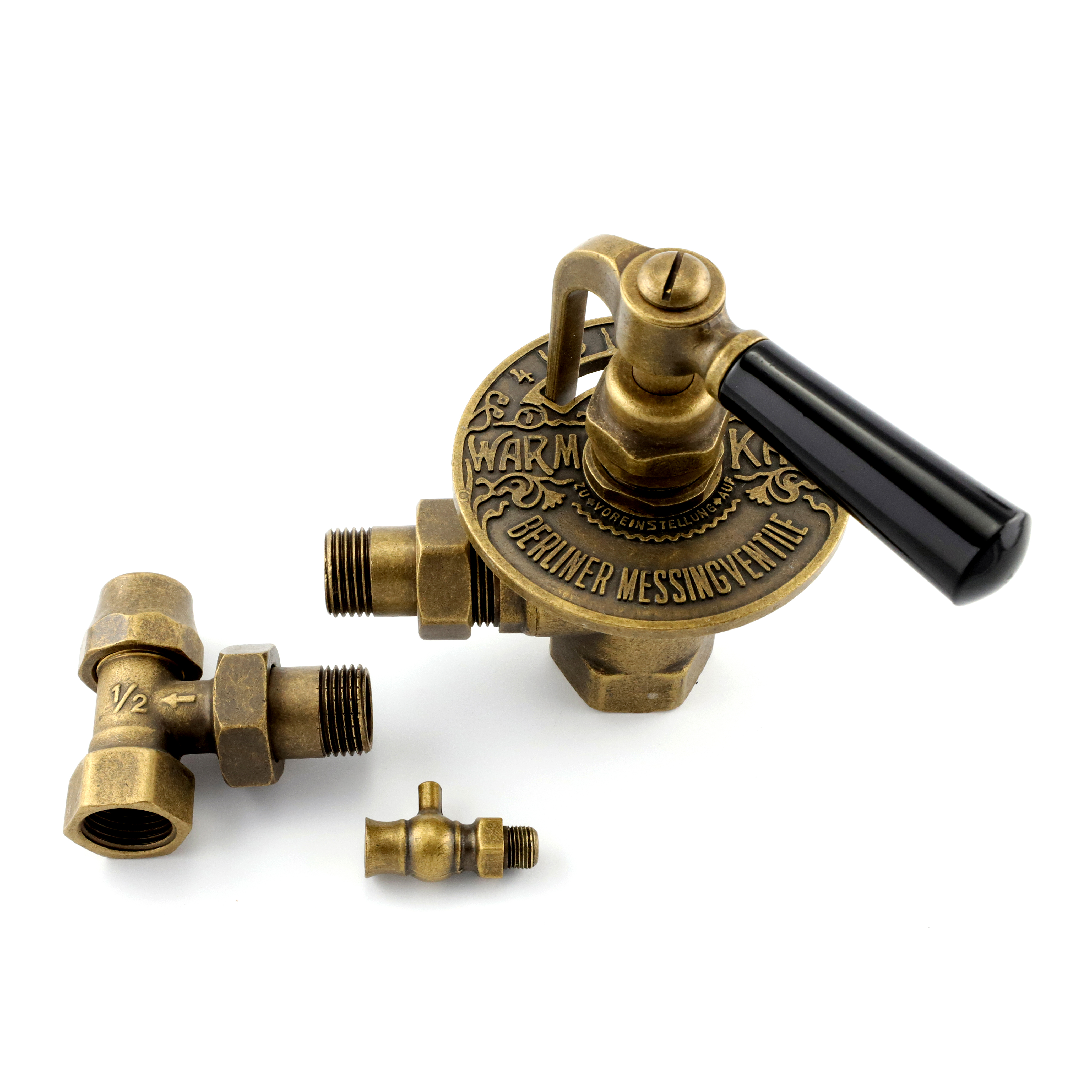 17.025.V JCB "Traditio II" Heizkörperventil / Heizkörperregler / Heizungsregulat Eckventil  17.025.V JCB "Traditio II" Heizkörperventil / Heizkörperregler / Heizungsregulat Eckventil