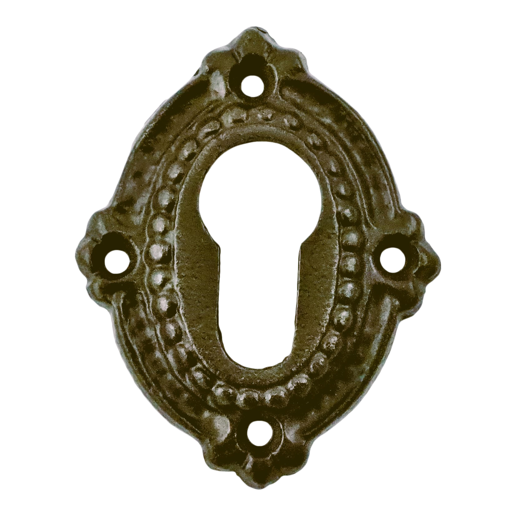 320.0023.60 Schlüsselrosette - antike Tür Rosette, Zierrosette, Türbeschlag