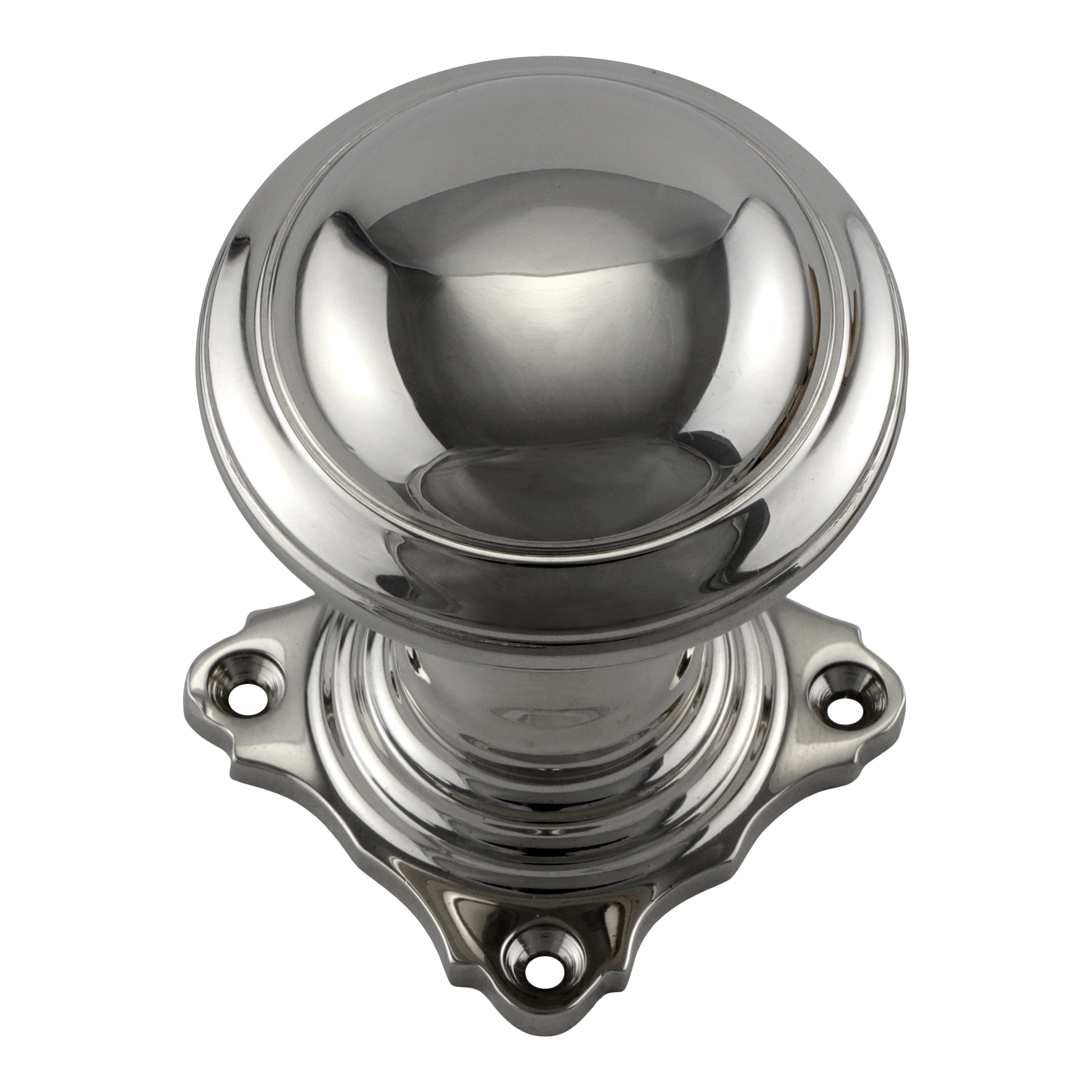 313.0011.10 Türknauf Haustür-Knauf Nickel poliert Historismus-Stil 313.0011.10 Türknauf Haustür-Knauf Nickel poliert Historismus-Stil