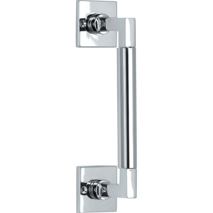 324.0030.12 Ziehgriff Messing verchromt poliert Bauhaus Stil 324.0030.12 Ziehgriff Messing verchromt poliert Bauhaus Stil