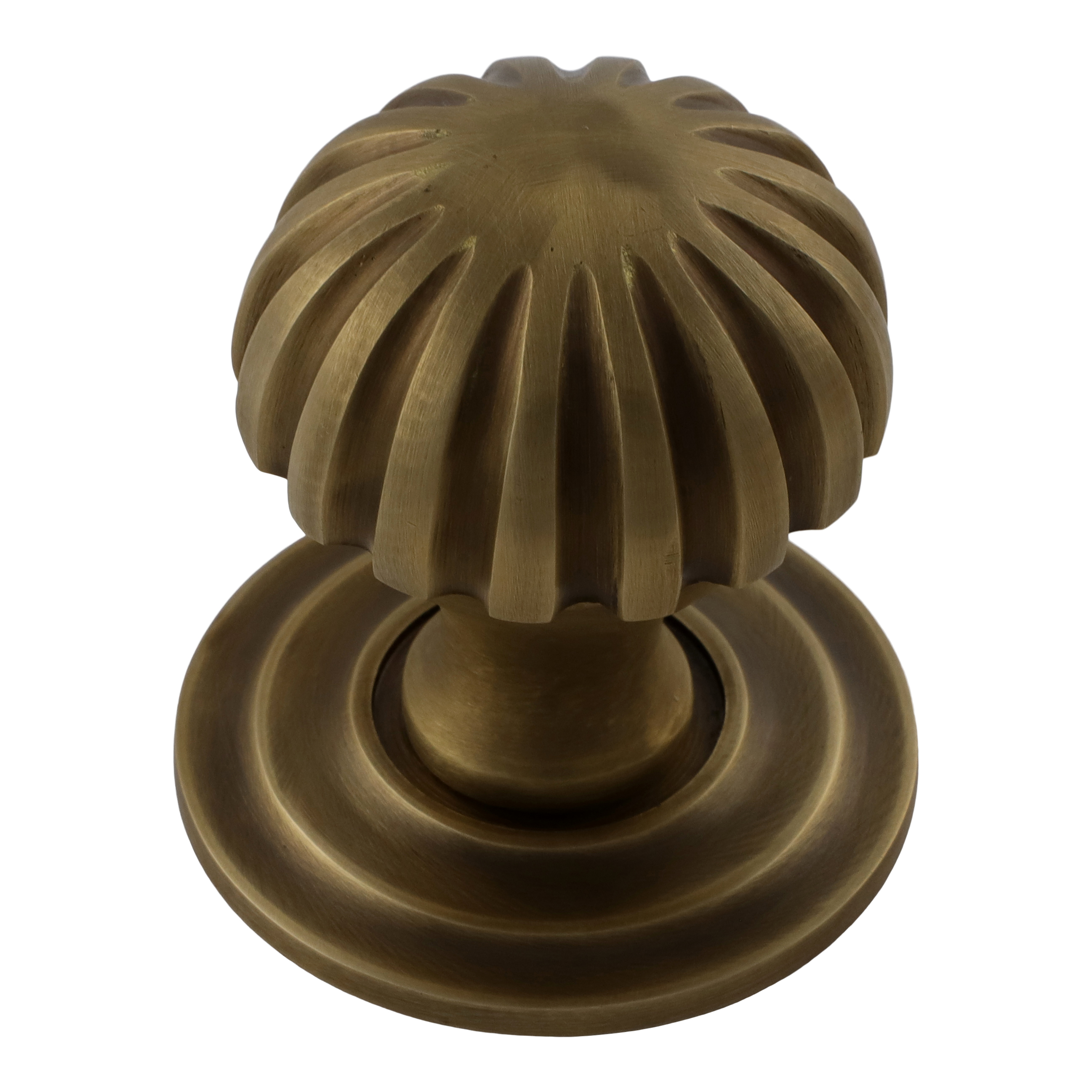 313.0002.45 Türknauf Haustür-Knauf Messing patiniert Gründerzeit-Stil 313.0002.45 Türknauf Haustür-Knauf Messing patiniert Gründerzeit-Stil