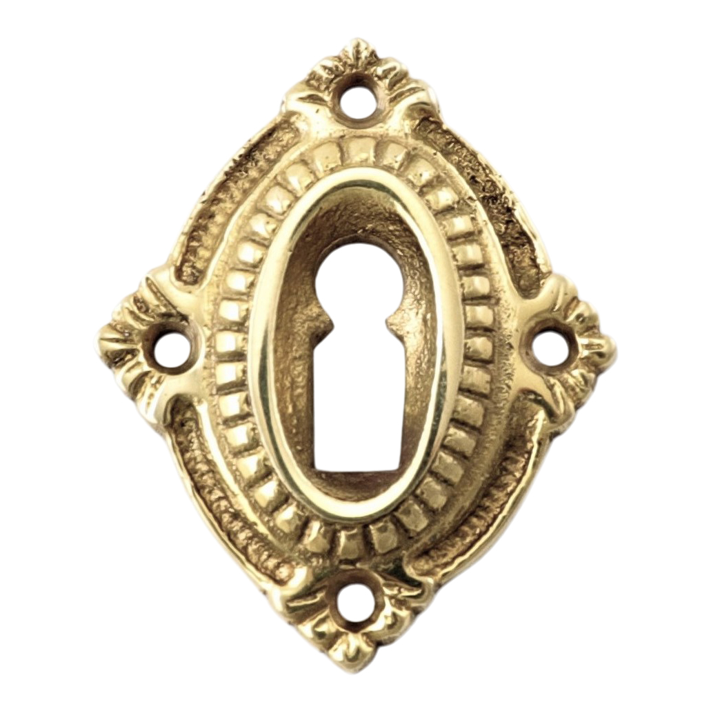 320.0016.35  Schlüsselrosette - antike Tür Rosette, Zierrosette, Türbeschlag