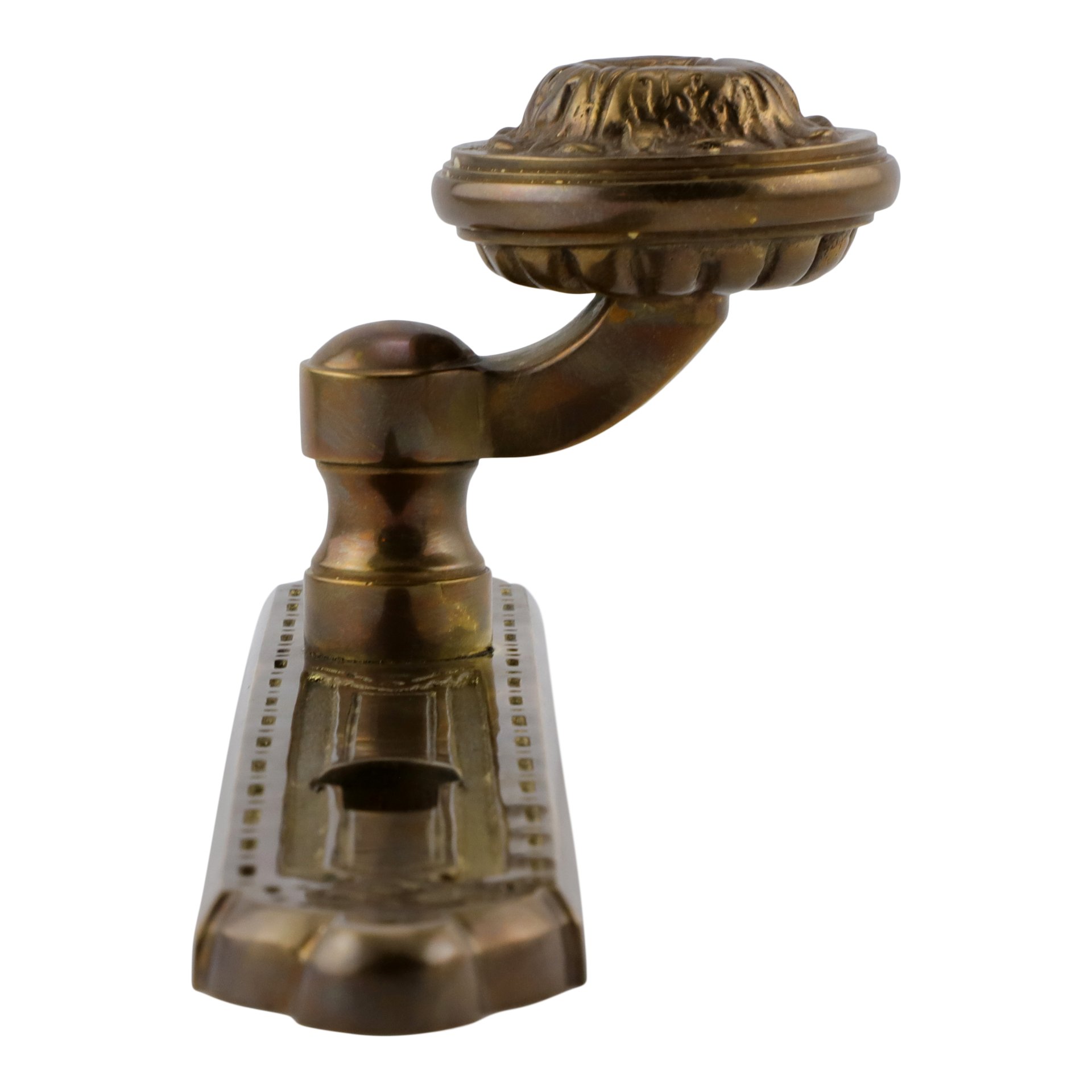 Antiker Messing Türknauf - Gründerzeit Stil Für Haustüren